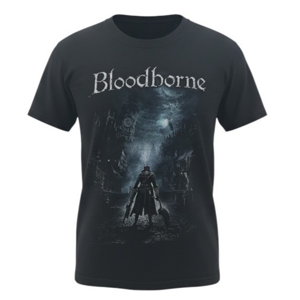 Gaya Entertainment Night Street Size XL Bloodborne Hunter Yharnam Gaming T Shirt